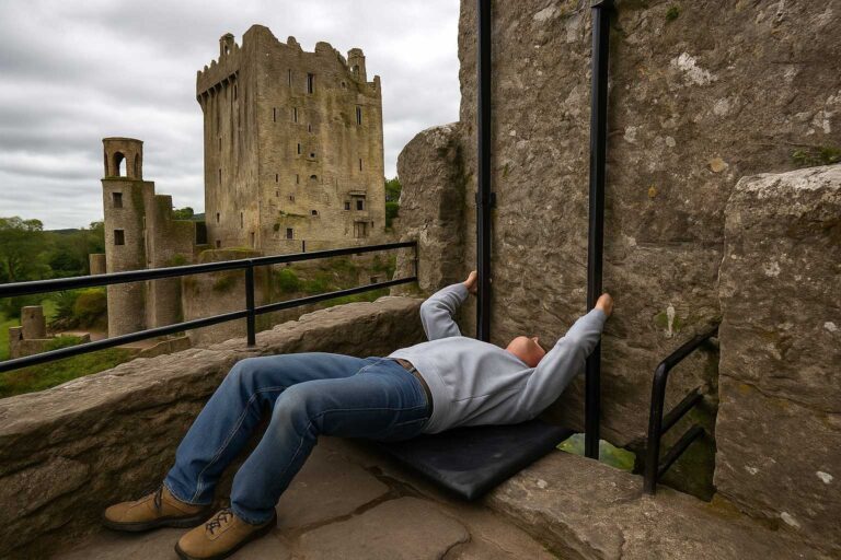 Obrázek článku Turisté riskují život pro polibek kamene: Blarney Castle ukrývá záhadný elixír výřečnosti!